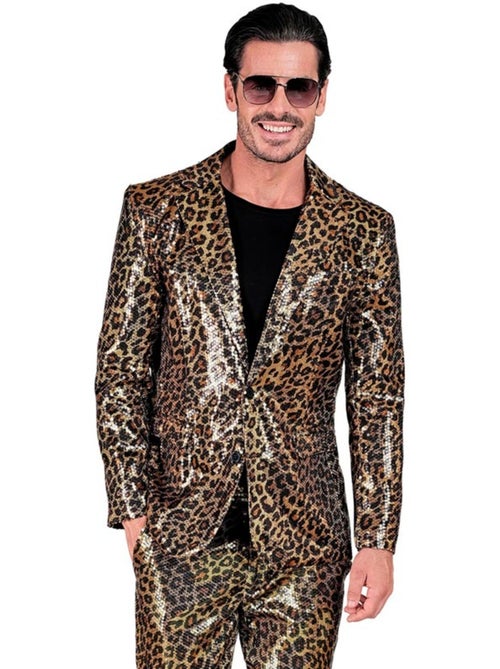 Giacca classica con stampa leopardata per costumi o feste. - Kiabi