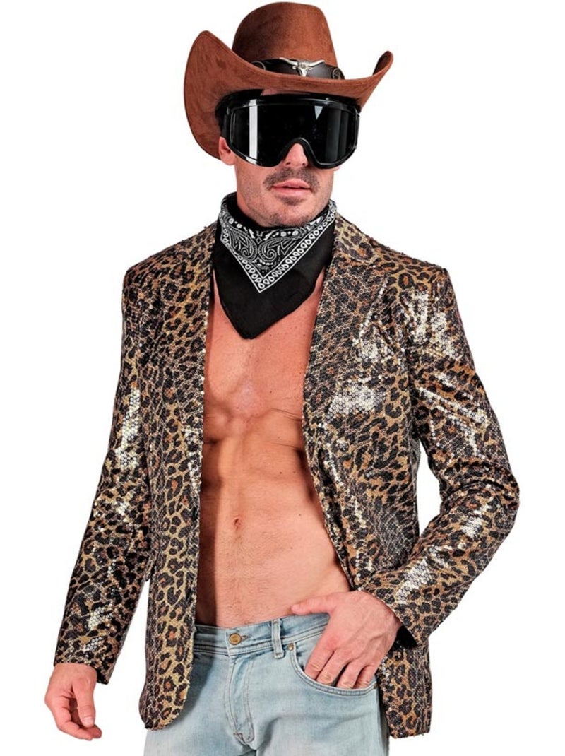 Giacca classica con stampa leopardata per costumi o feste. Multicolore - Kiabi