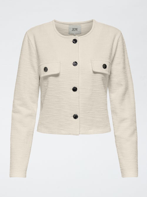 Giacca con apertura abbottonata e tasche sul petto - Kiabi