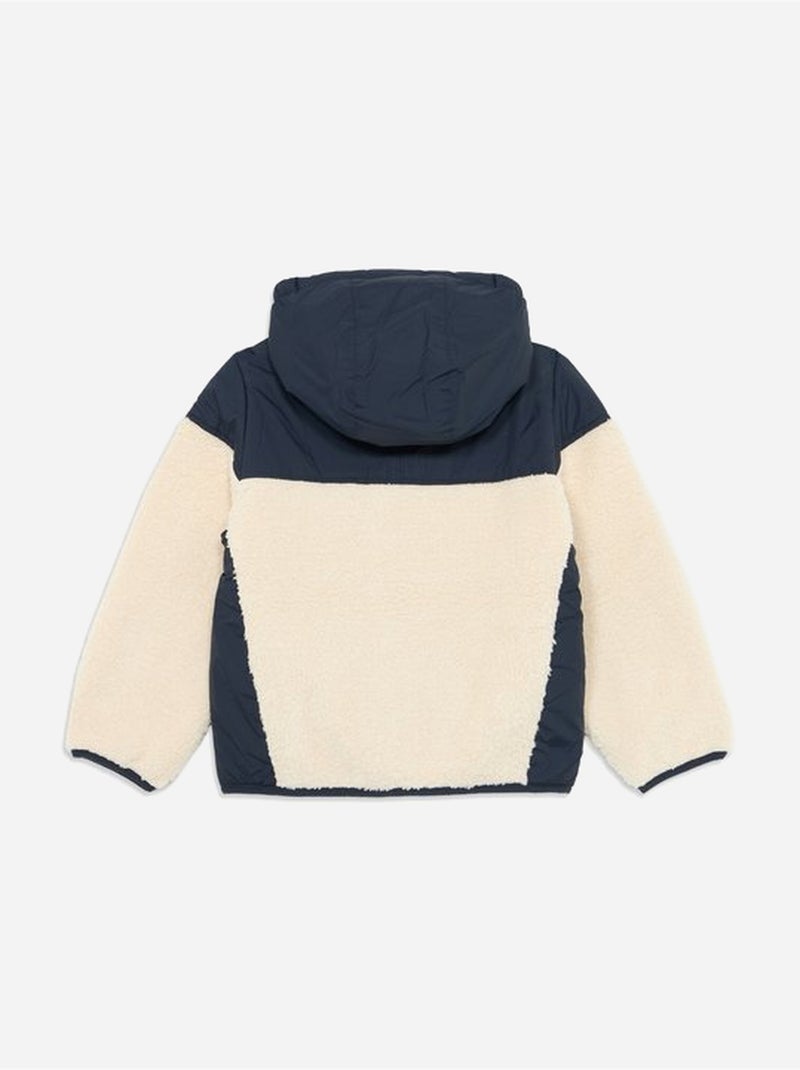Giacca con cappuccio - k-way Ecru - Kiabi