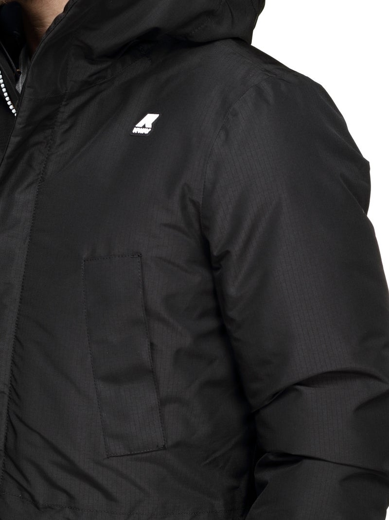 Giacca con cappuccio - K-Way Nero - Kiabi