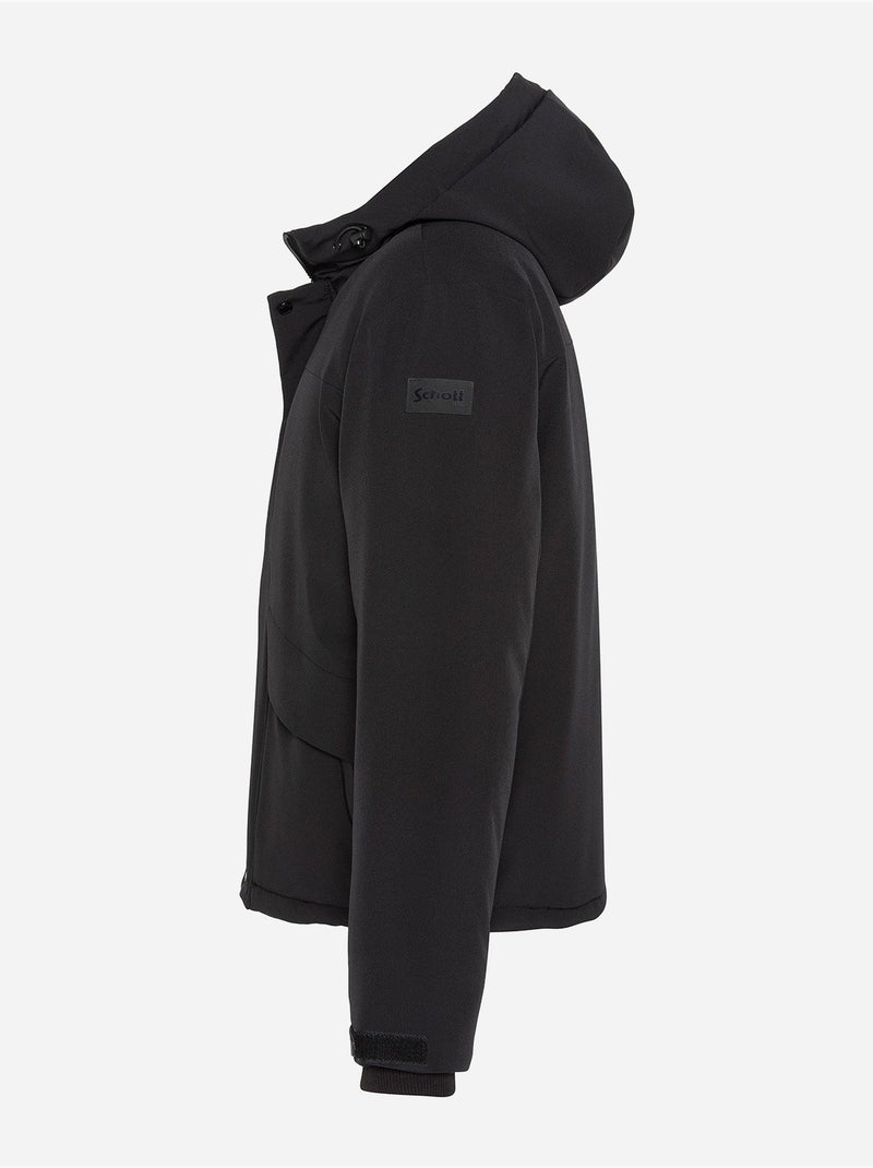 Giacca con cappuccio - schott Nero - Kiabi