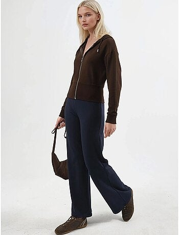 Giacca con cappuccio a maniche lunghe con zip busem