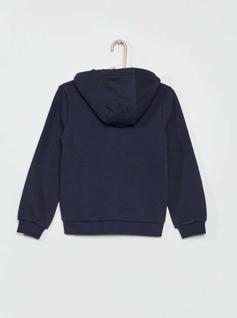 Giacca con cappuccio blu - Kiabi