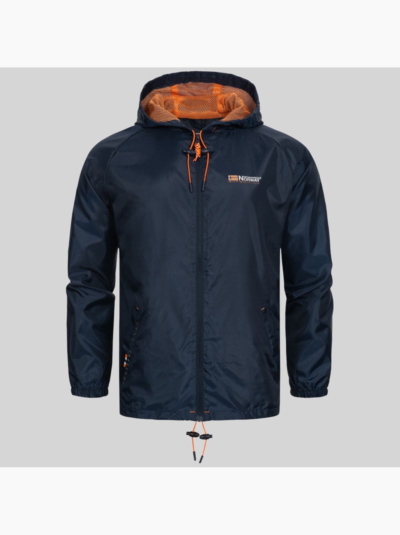Giacca con cappuccio boat – geographical norway Blu marino - Kiabi