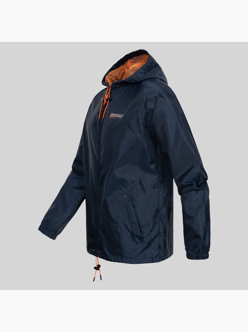 Giacca con cappuccio boat – geographical norway Blu marino - Kiabi