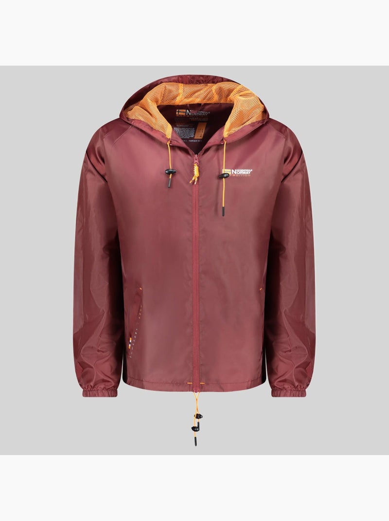 Giacca con cappuccio boat – geographical norway Bordeaux - Kiabi