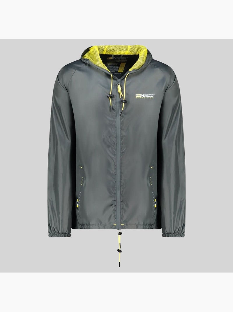 Giacca con cappuccio boat – geographical norway Grigio scuro - Kiabi