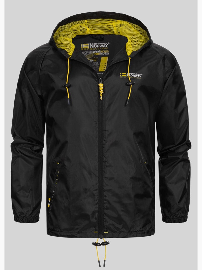 Giacca con cappuccio boat – geographical norway Nero - Kiabi