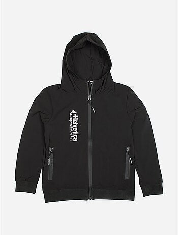 Giacca con cappuccio e cerniera - Helvetica