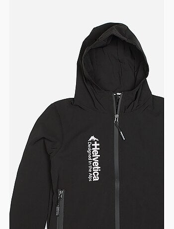 Giacca con cappuccio e cerniera - helvetica