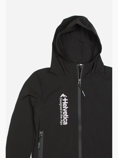 Giacca con cappuccio e cerniera - helvetica - Kiabi