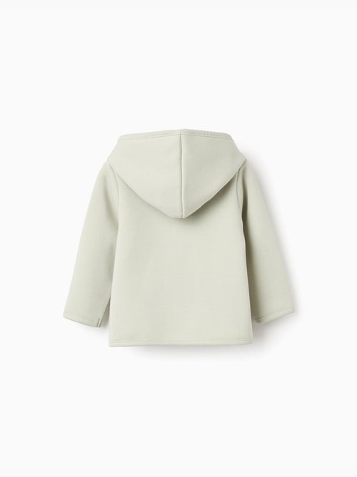 Giacca con cappuccio e fodera in peluche - Kiabi