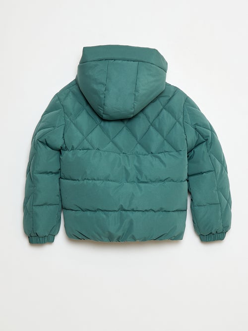 Giacca con cappuccio e fodera in pile - Kiabi