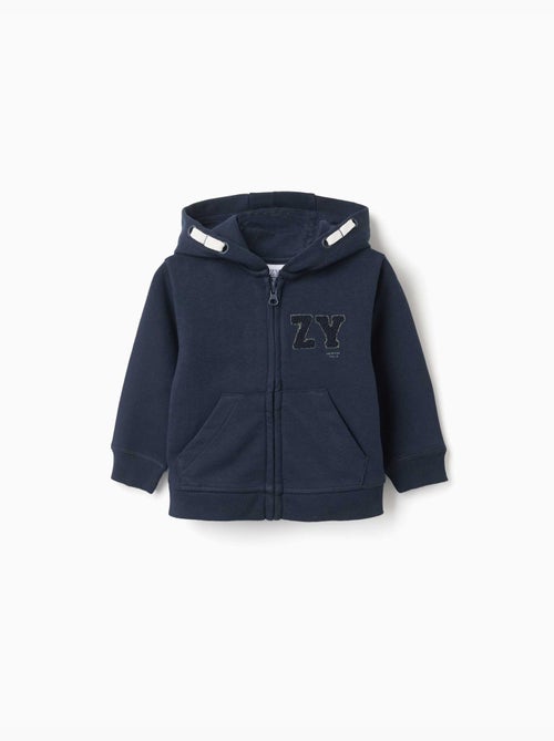 Giacca con cappuccio e ricamo bouclé ZY - Kiabi Giacca con cappuccio e ricamo bouclé ZY - Kiabi