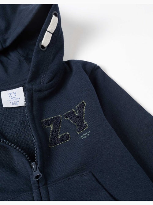 Giacca con cappuccio e ricamo bouclé ZY - Kiabi Giacca con cappuccio e ricamo bouclé ZY - Kiabi