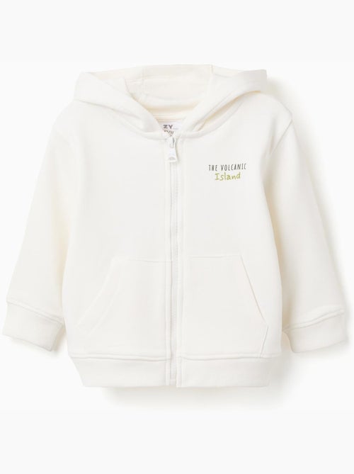 Giacca con cappuccio in cotone con stampa cactus garden - Kiabi