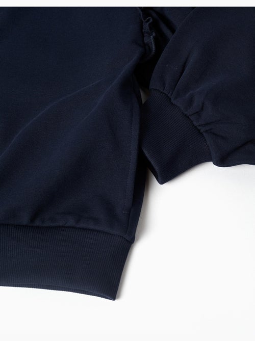 Giacca con cappuccio in cotone con volant - Kiabi