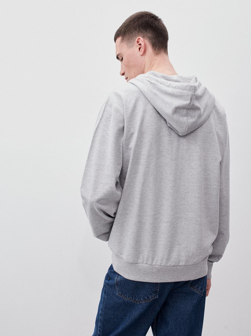 Giacca con cappuccio in jersey, MO Fashion Grigio - Kiabi