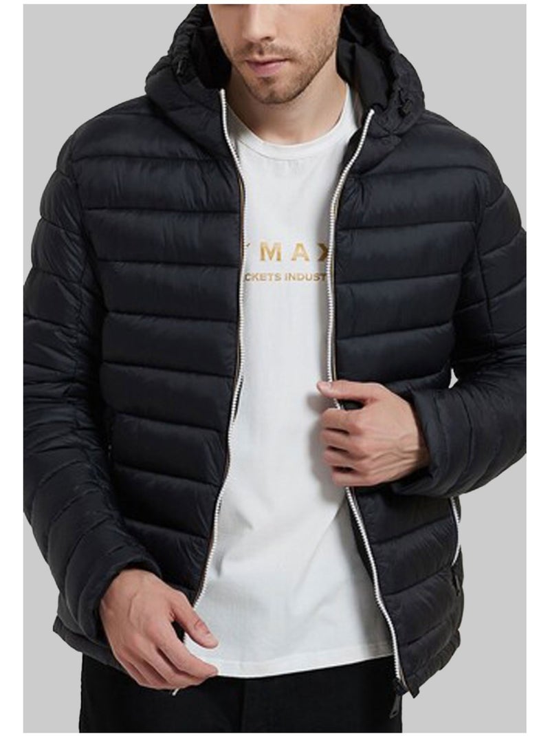 giacca con cappuccio Kebello Nero Nero - Kiabi
