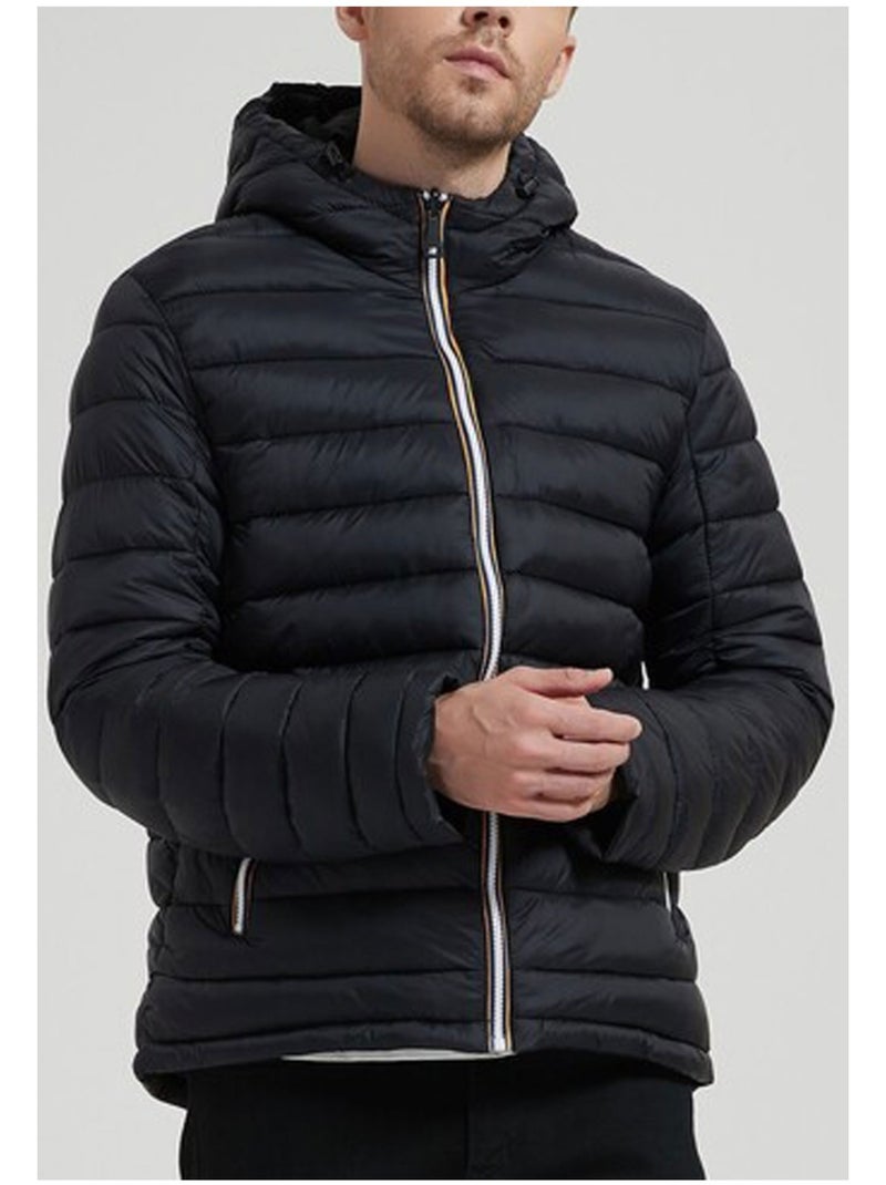 giacca con cappuccio Kebello Nero Nero - Kiabi