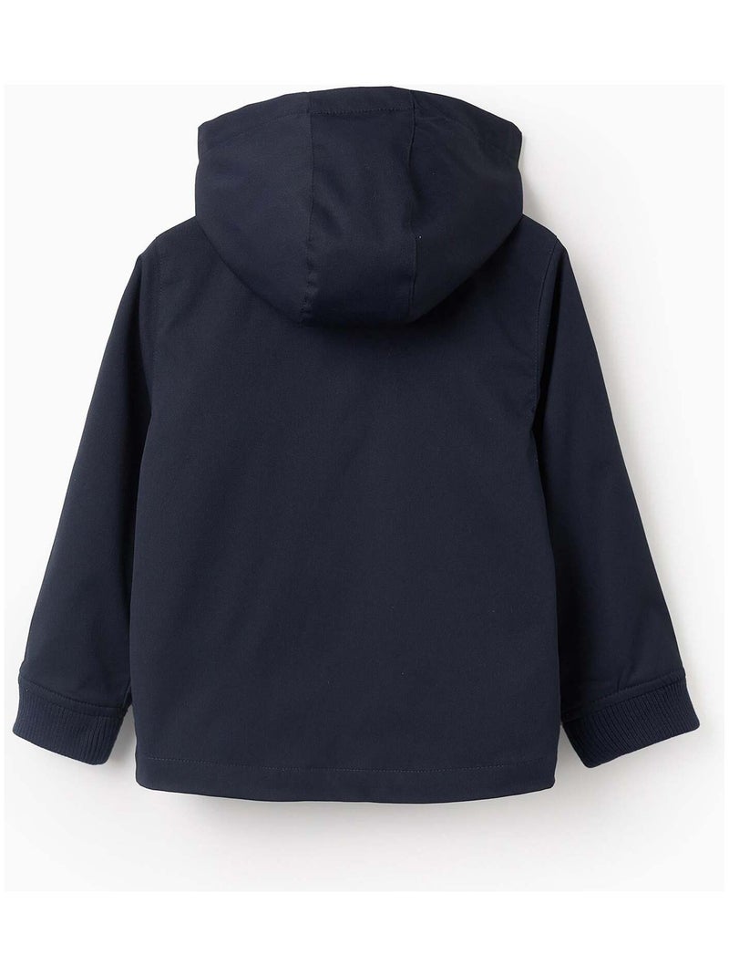 Giacca con cappuccio rimovibile Blu scuro - Kiabi