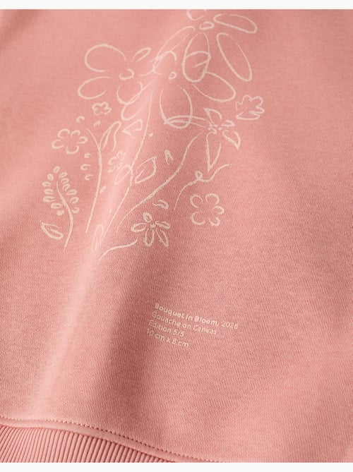 Giacca con cappuccio spazzolato con stampe floreali - Kiabi Giacca con cappuccio spazzolato con stampe floreali - Kiabi