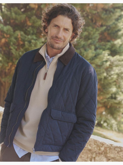 Giacca con colletto in velluto a coste, mo fashion - Kiabi