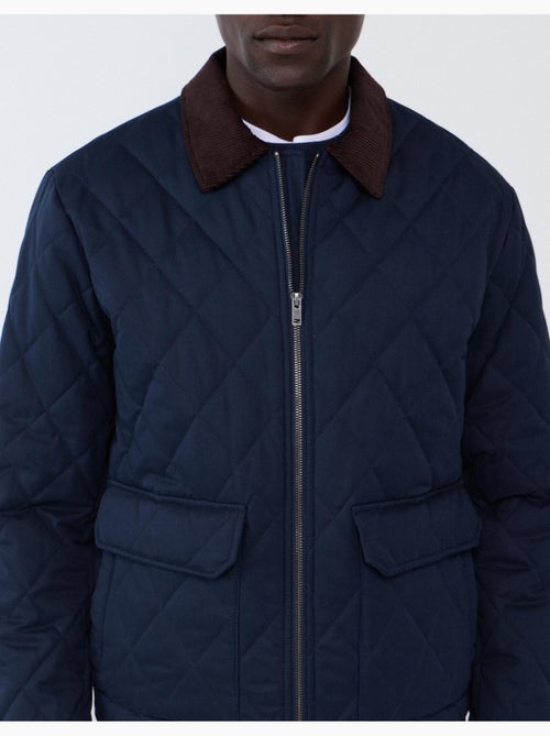 Giacca con colletto in velluto a coste, mo fashion - Kiabi