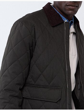 Giacca con colletto in velluto a coste, mo fashion