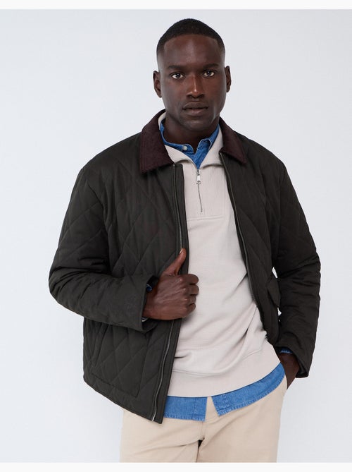 Giacca con colletto in velluto a coste, mo fashion - Kiabi