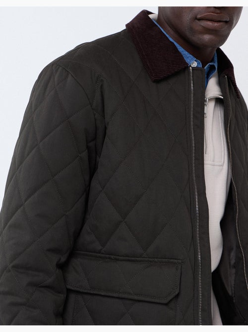 Giacca con colletto in velluto a coste, mo fashion - Kiabi