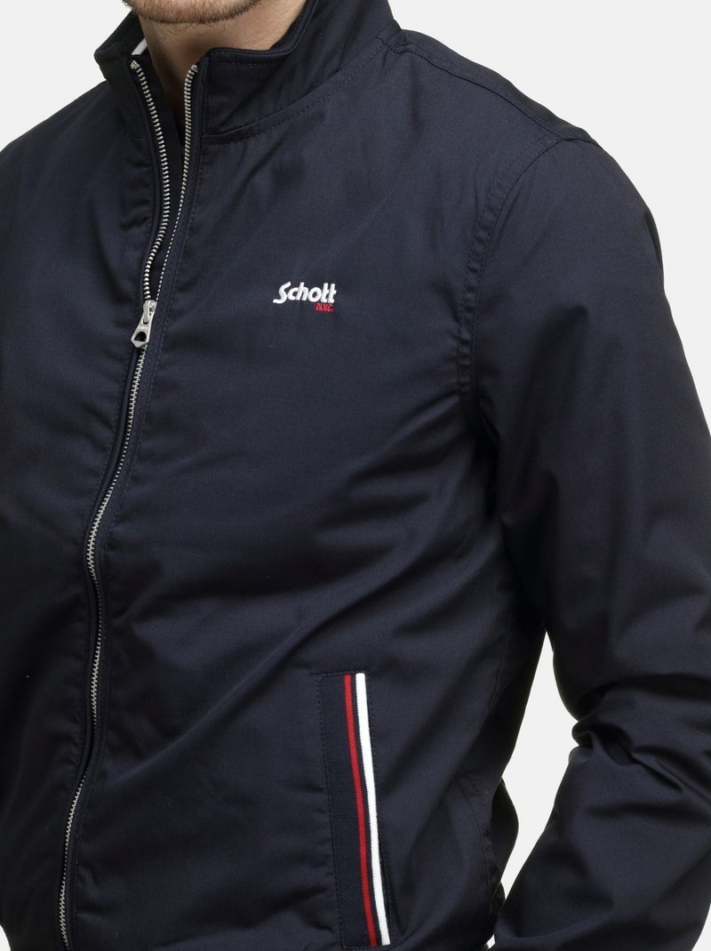 Giacca con collo alto - Schott Blu scuro - Kiabi