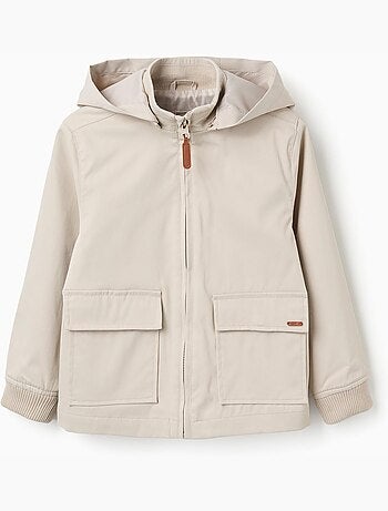 Giacca con fodera e cappuccio rimovibile