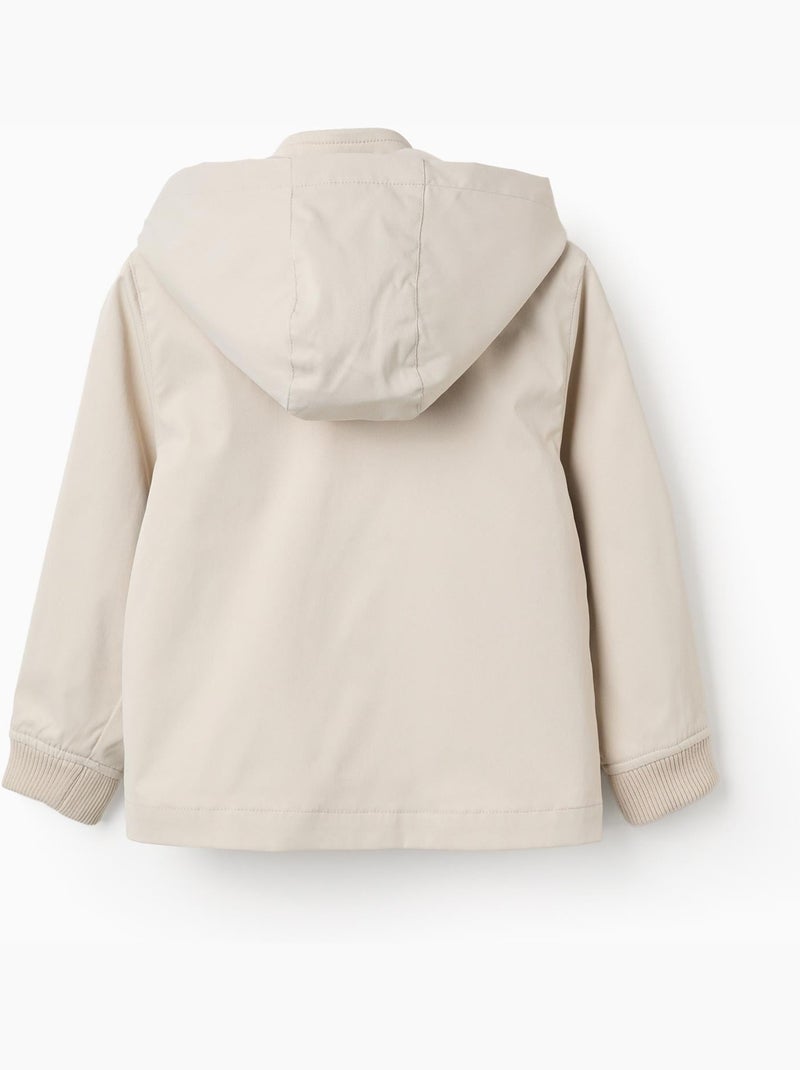 Giacca con fodera e cappuccio rimovibile Beige chiaro - Kiabi