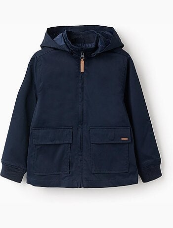 Giacca con fodera e cappuccio rimovibile