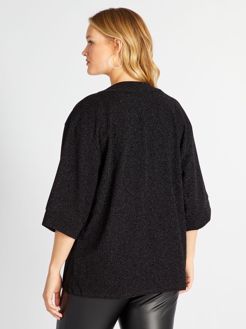 Giacca con paillettes NERO - Kiabi