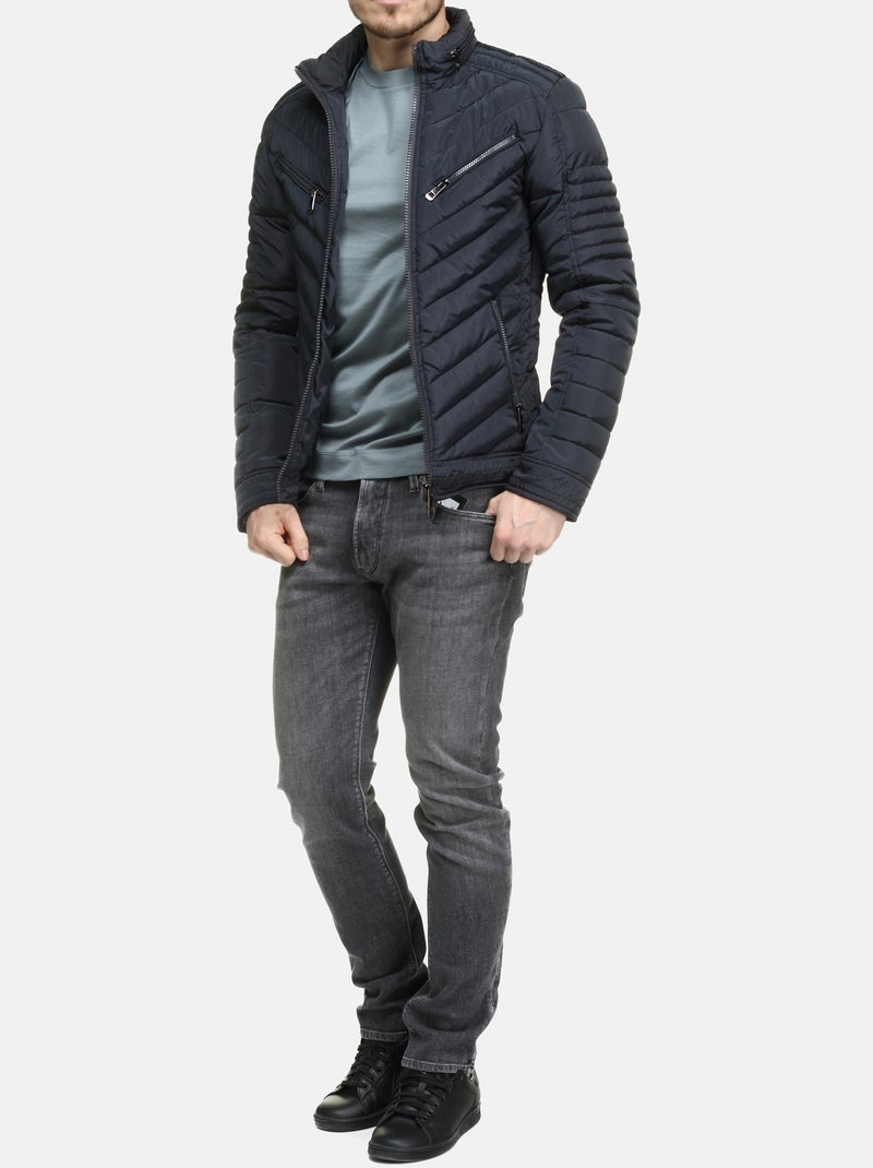 Giacca con tasche - mentex Blu scuro - Kiabi