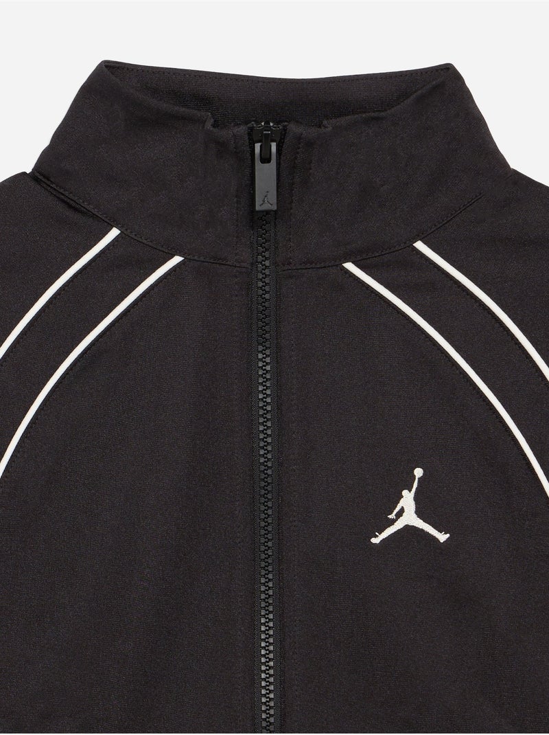 Giacca con zip e collo alto - Jordan Nero - Kiabi