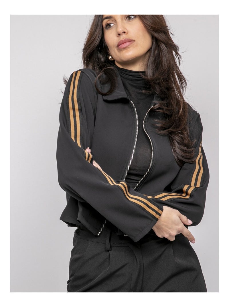 Giacca con zip UJENE Nero - Kiabi