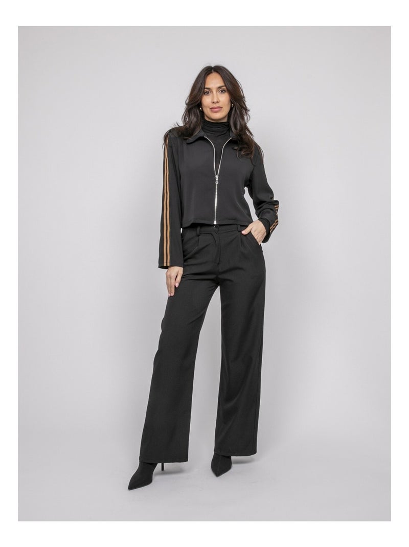 Giacca con zip UJENE Nero - Kiabi