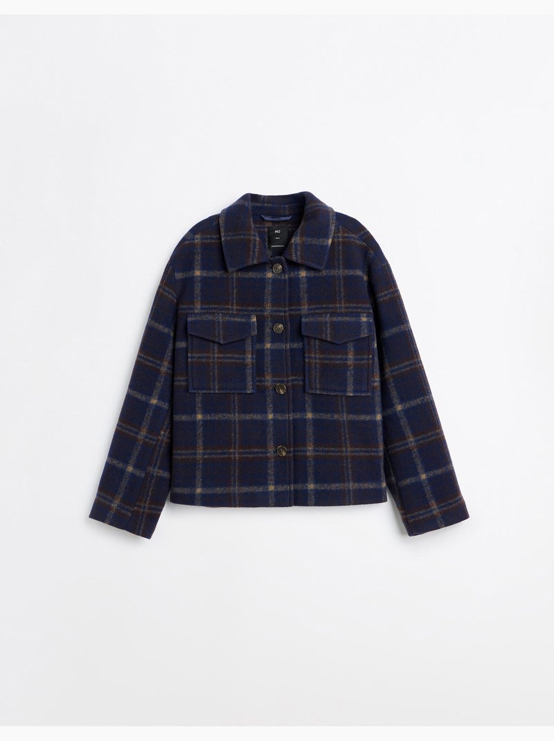 Giacca corta a quadri, mo fashion Blu - Kiabi