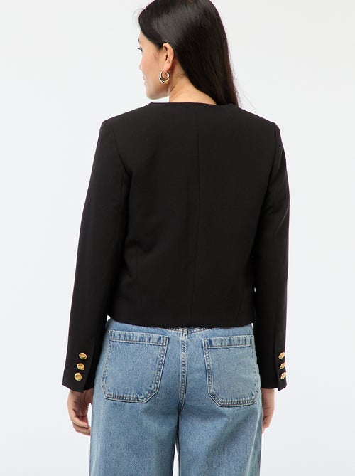 Giacca corta con bottoni dorati - Kiabi