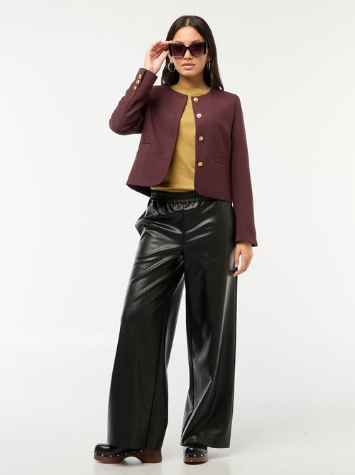 Giacca corta con bottoni dorati - Kiabi