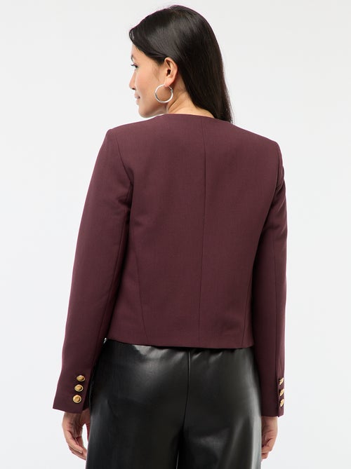 Giacca corta con bottoni dorati - Kiabi