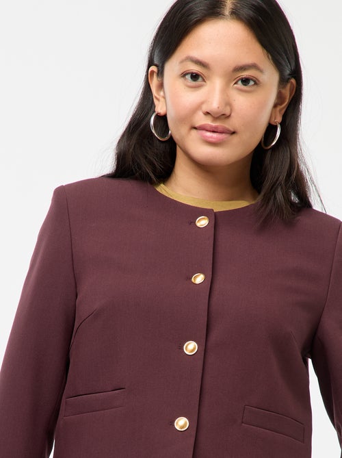 Giacca corta con bottoni dorati - Kiabi