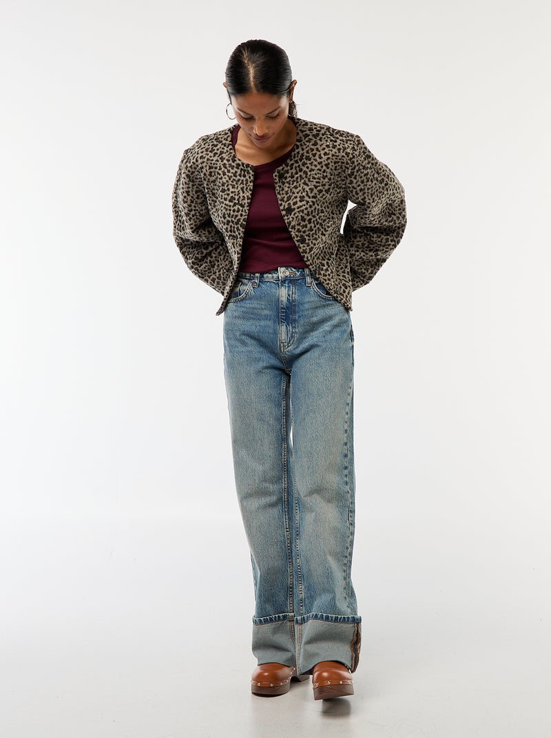 Giacca corta con bottoni 'JDY' Beige - Kiabi