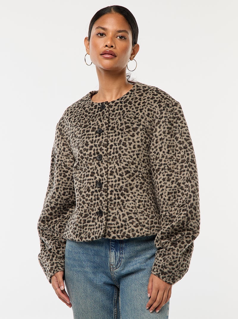 Giacca corta con bottoni 'JDY' Beige - Kiabi