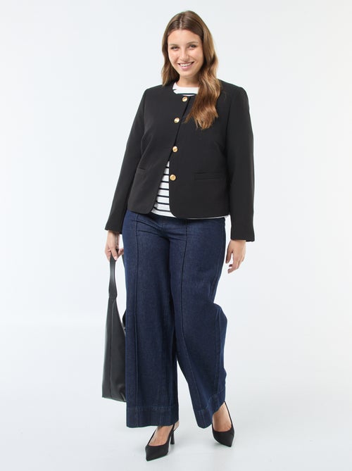 Giacca corta con bottoni retrò - Kiabi