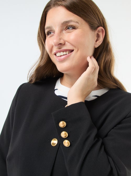 Giacca corta con bottoni retrò - Kiabi